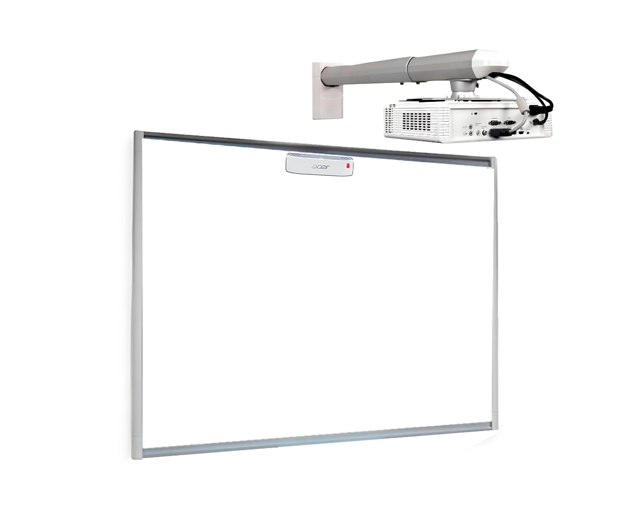 Проєктор Acer S1386WH (MR.JQU11.001), інтерактивний модуль Acer Smart touch kit II (MC.42111.007), магнітно-маркерна дошка ATRIA 120*192 (WE120X192 E LINE)